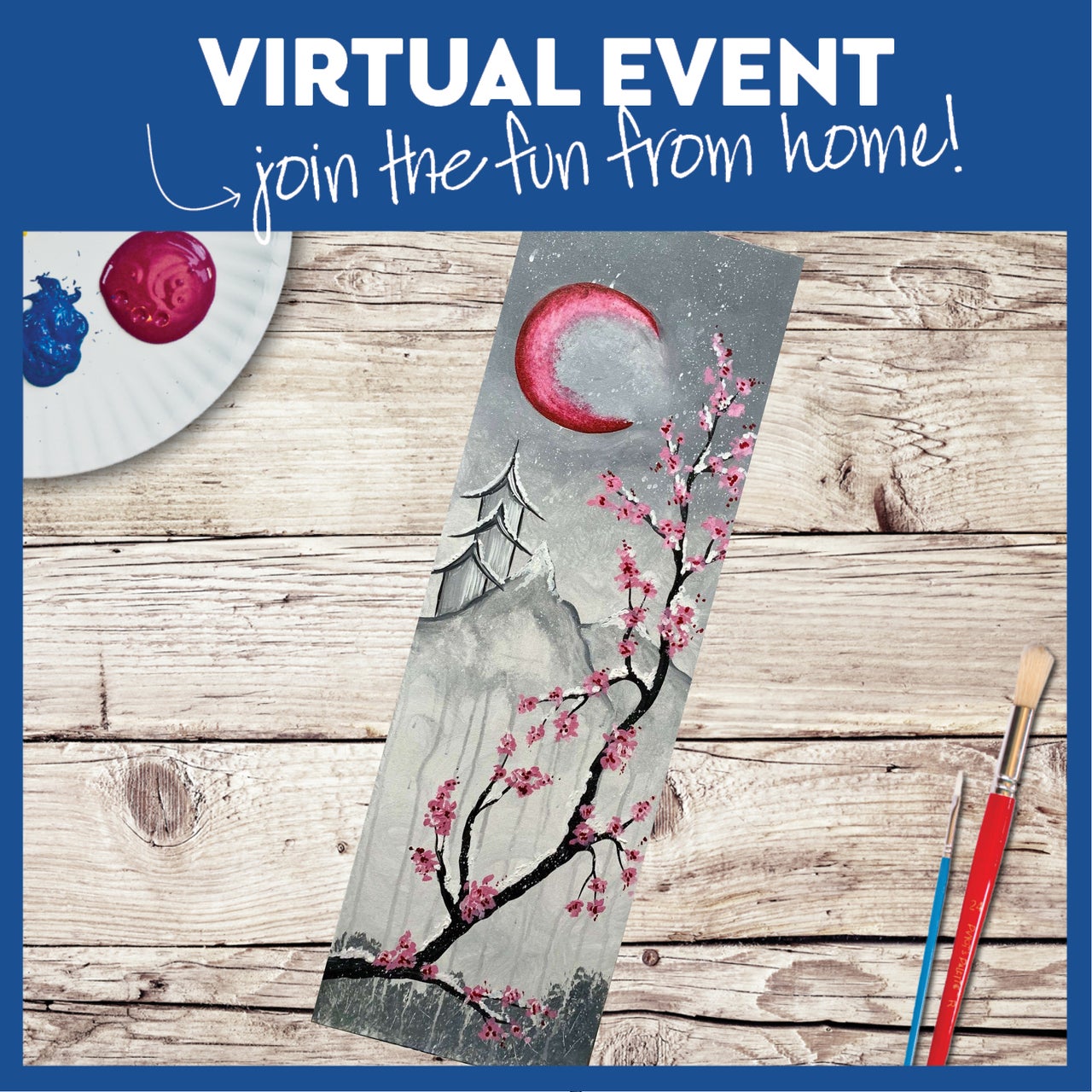 Live Interactive Virtual Class - Japanese Crimson Winter